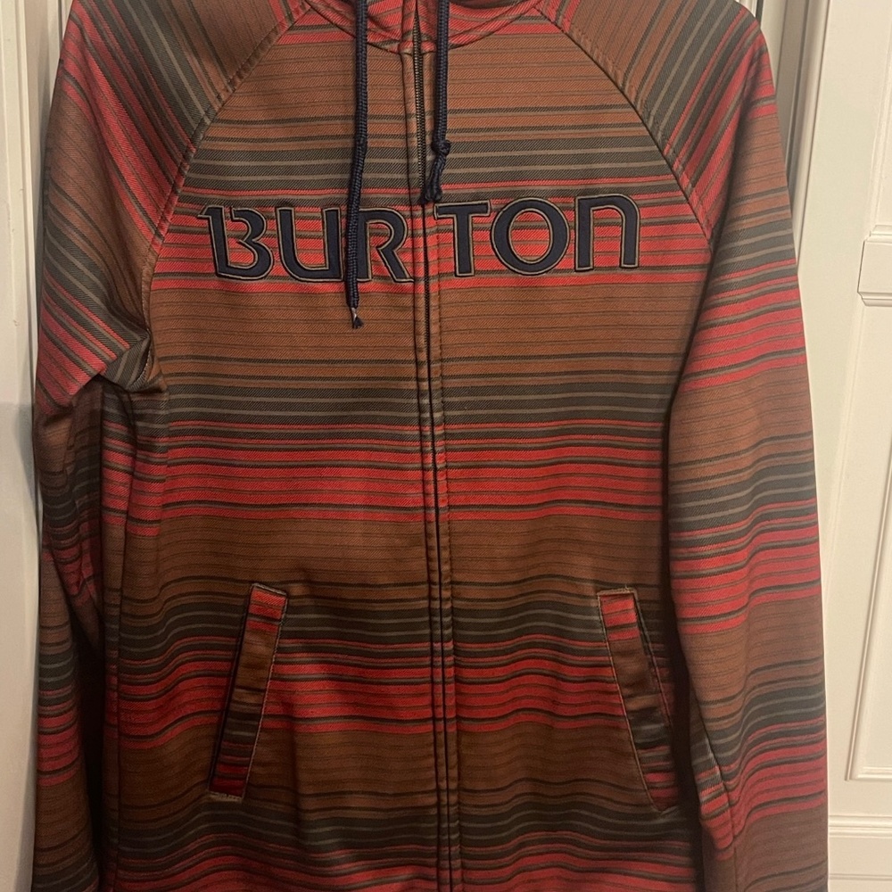 BURTON zip up, fleece interior